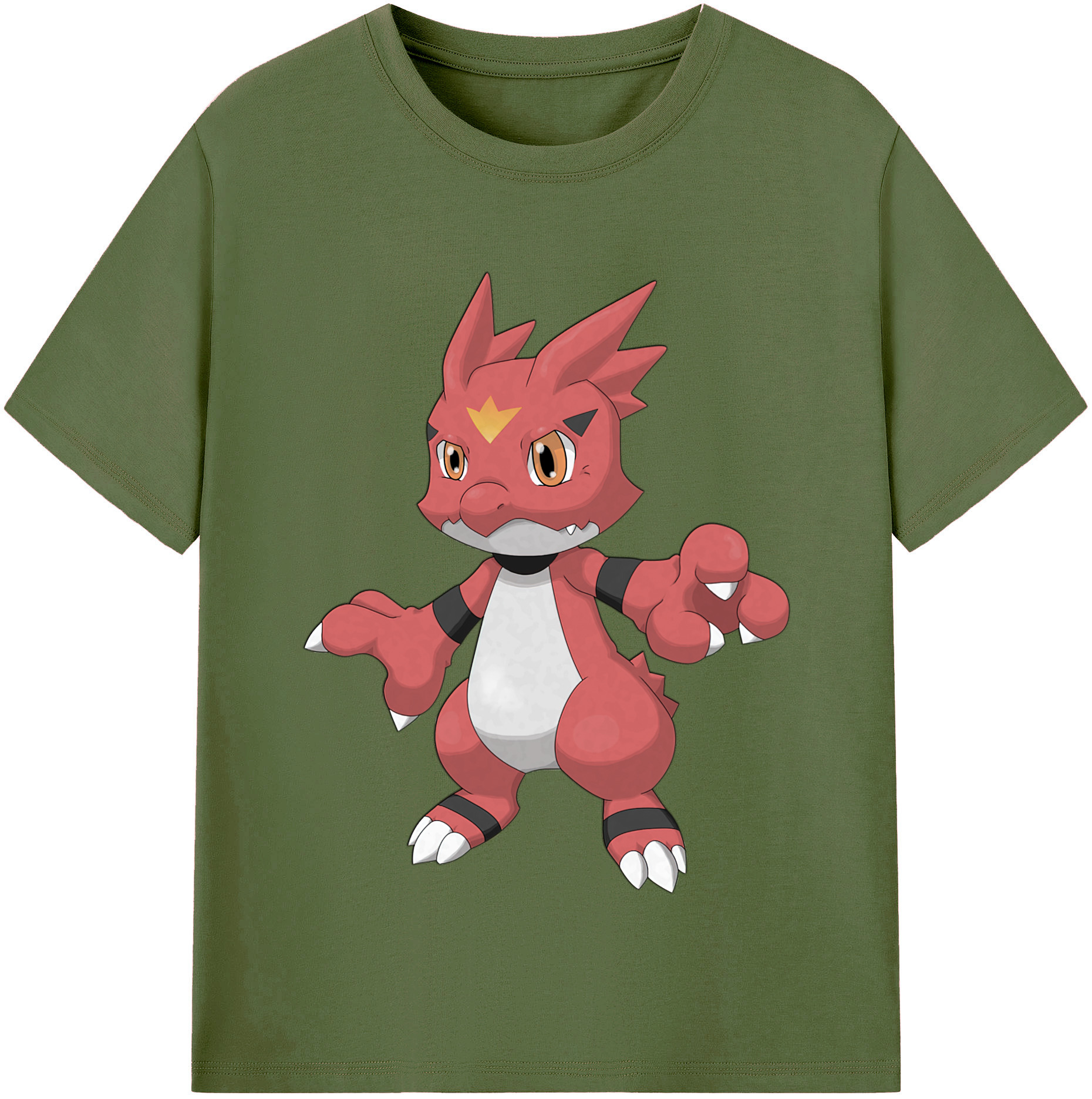 （画像用） Digimon デジタルモンスター/デジモン 綿100％半袖Tシャツ（フロントプリント）